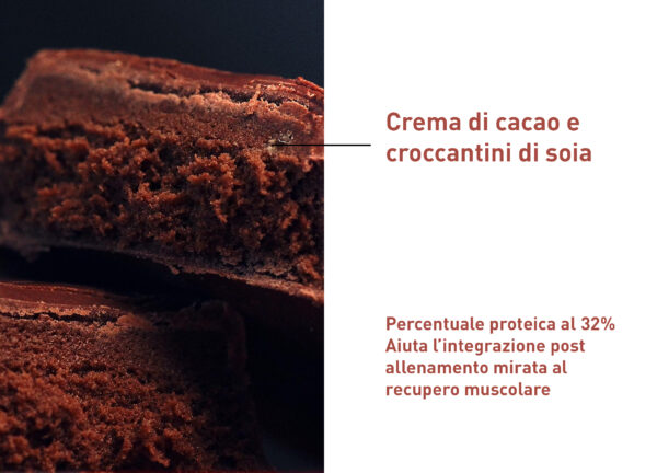 Barretta proteica al 32% gusto crema di cacao e croccantini di soia - €30,96- 1 attimo in forma - 1 1